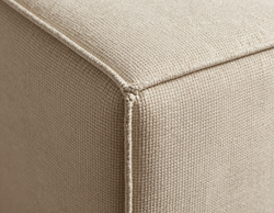 Woven upholstery texture close-up