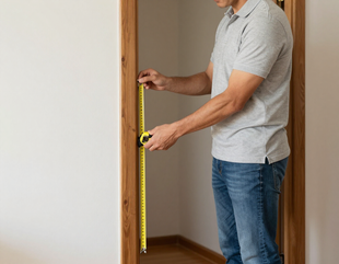 Measuring a doorway