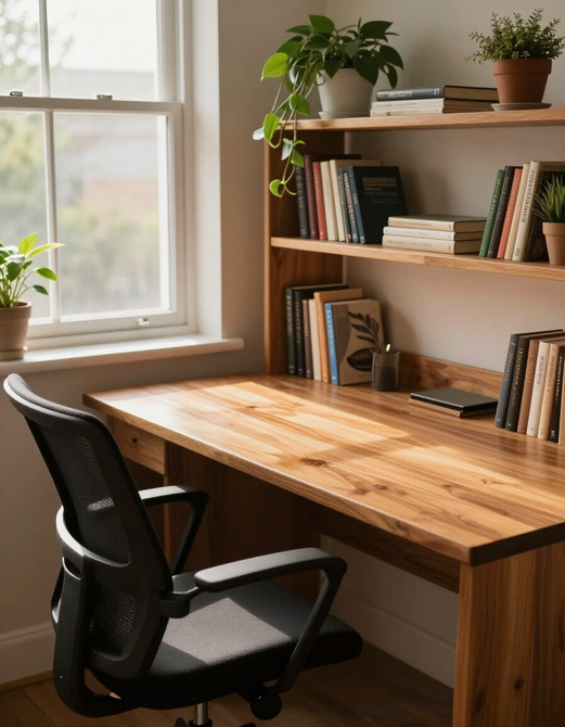 Home office workspace