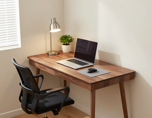 Small home office corner