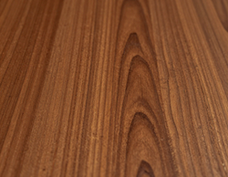 Wood grain tabletop close-up