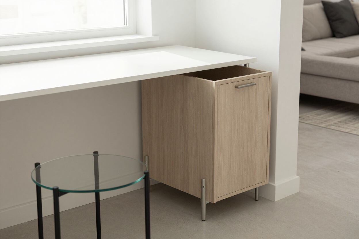 Compact apartment living space