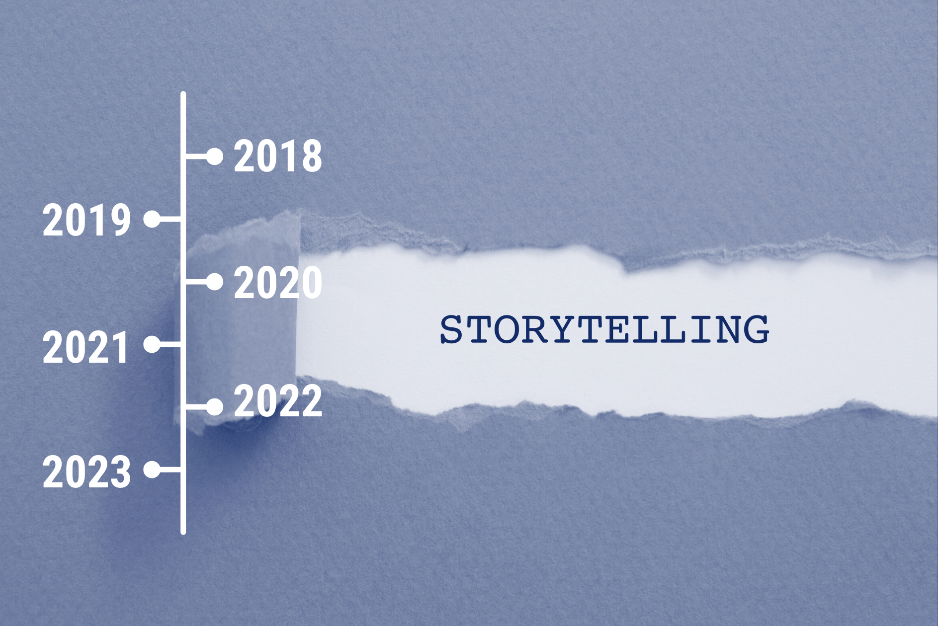 A piece of paper with the word storytelling written on it