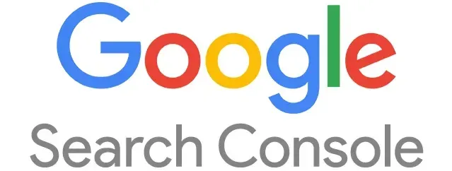 A google search console logo on a white background