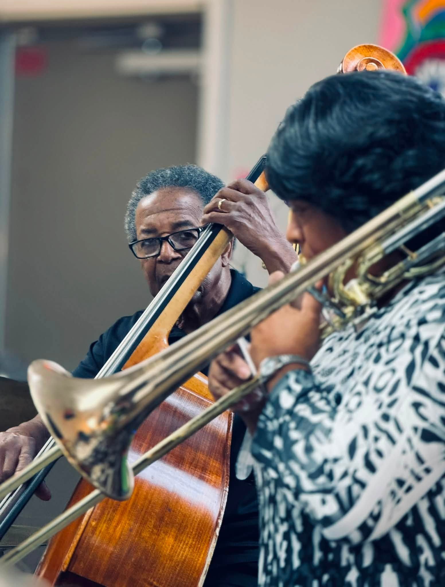 Eddie Brookshire and Brenda Flowers at Arts and Jazz