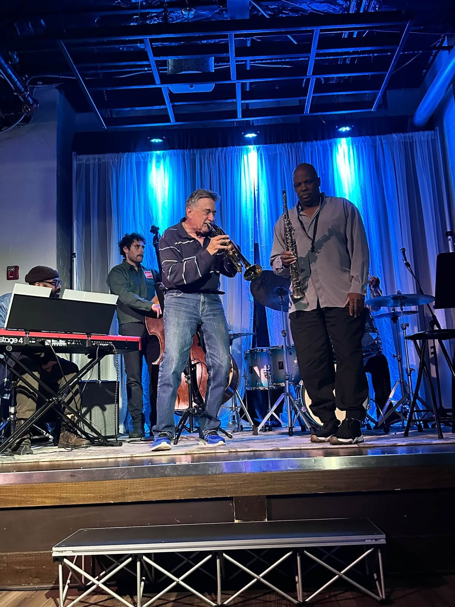 Jammers at the Jazz Forward Dayton popup jazz jam at Brightside Music and Event Venue 