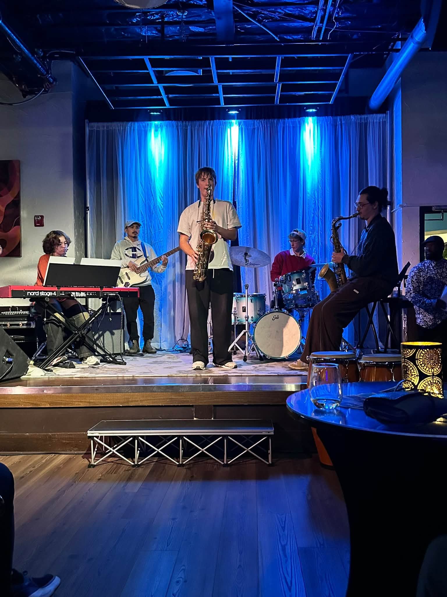 Jammers at the Jazz Forward Dayton popup jazz jam at Brightside Music and Event Venue 