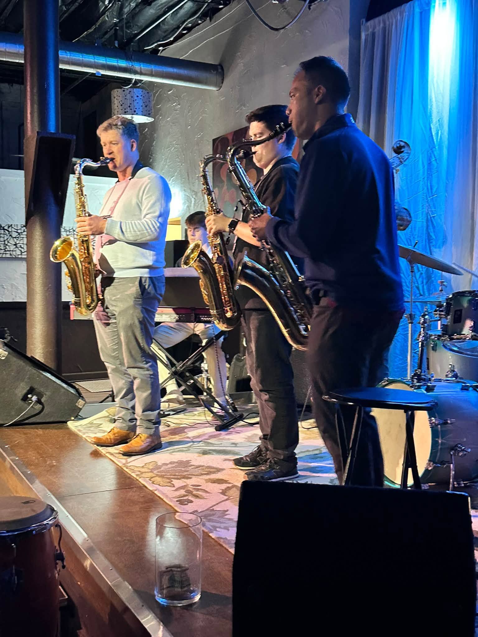 Jammers at the Jazz Forward Dayton popup jazz jam at Brightside Music and Event Venue 