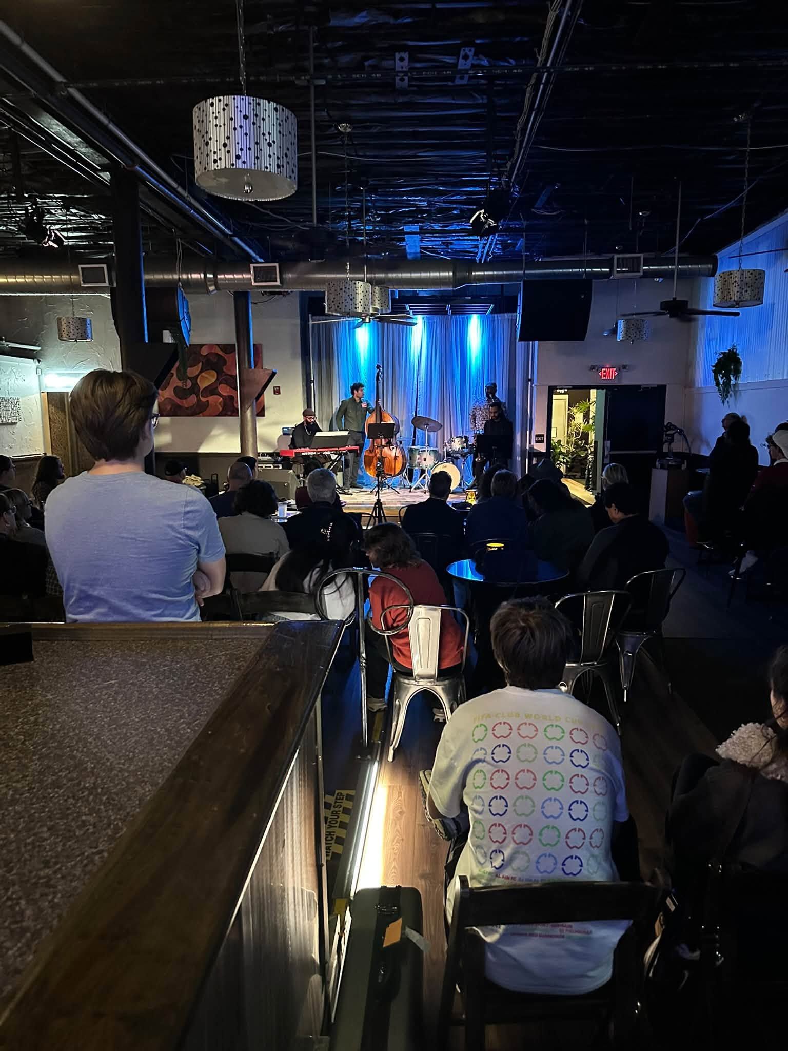 Jazz Forward Dayton popup jazz jam at Brightside Music and Event Venue audience view