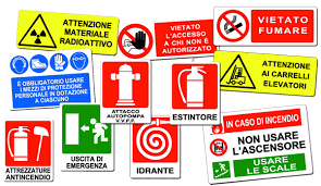 segnaletica antincendio