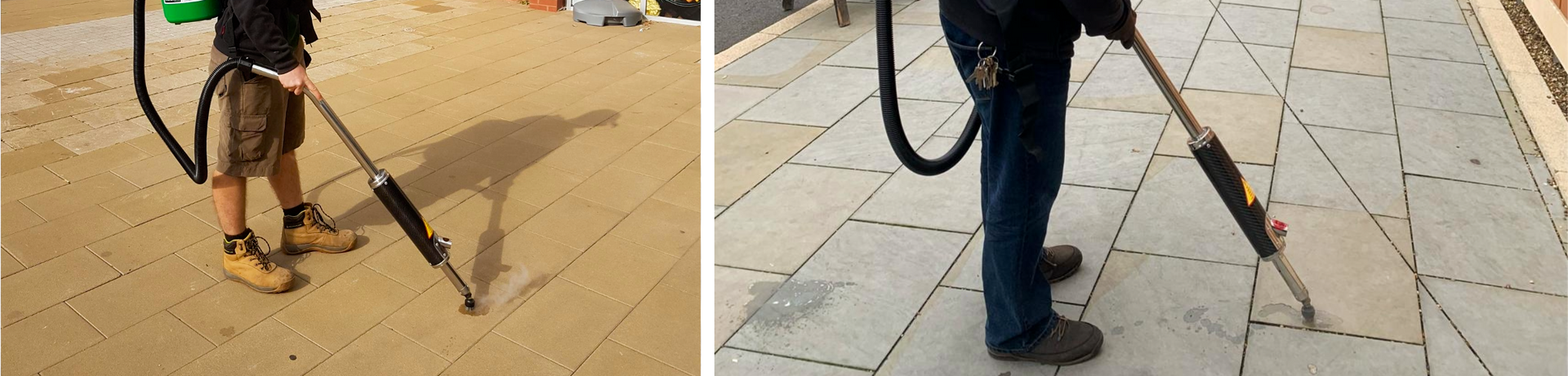 Chewing gum removal being removed from school premises.