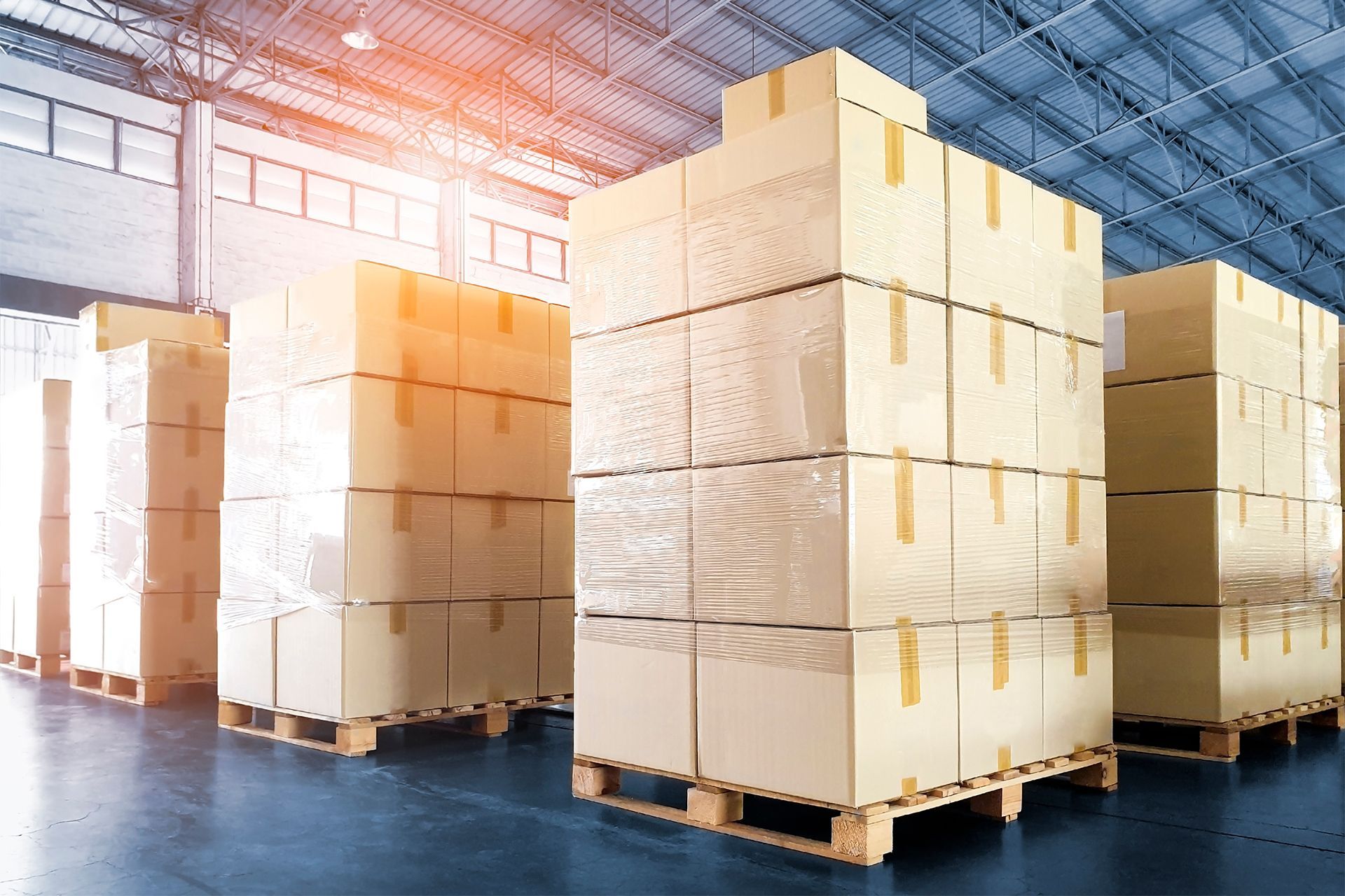 Packages on Pallets