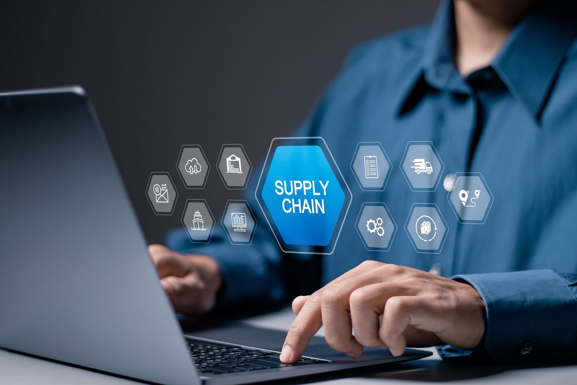 Supply Chain Concept