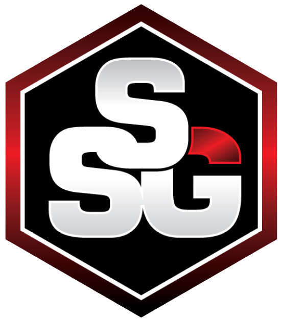 A logo for a company called sg in a hexagon.