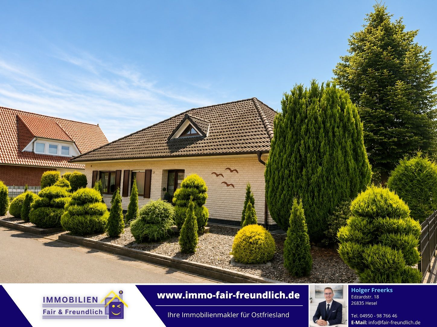 Einfamilienhaus Bungalow in Hesel