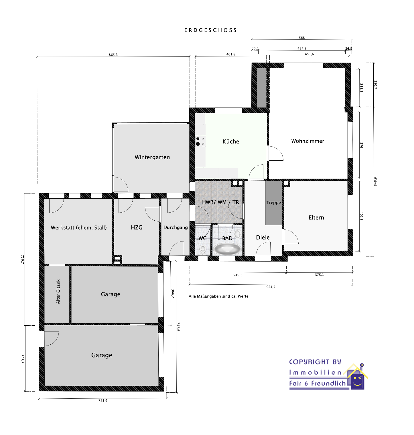 Grundriss Erdgeschoss