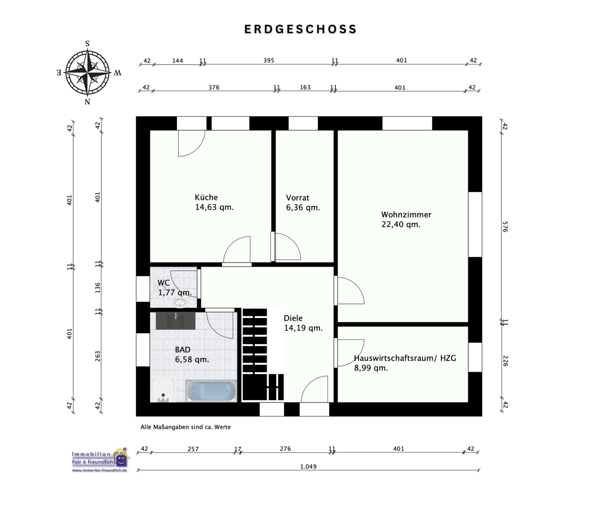 Grundriss Erdgeschoss