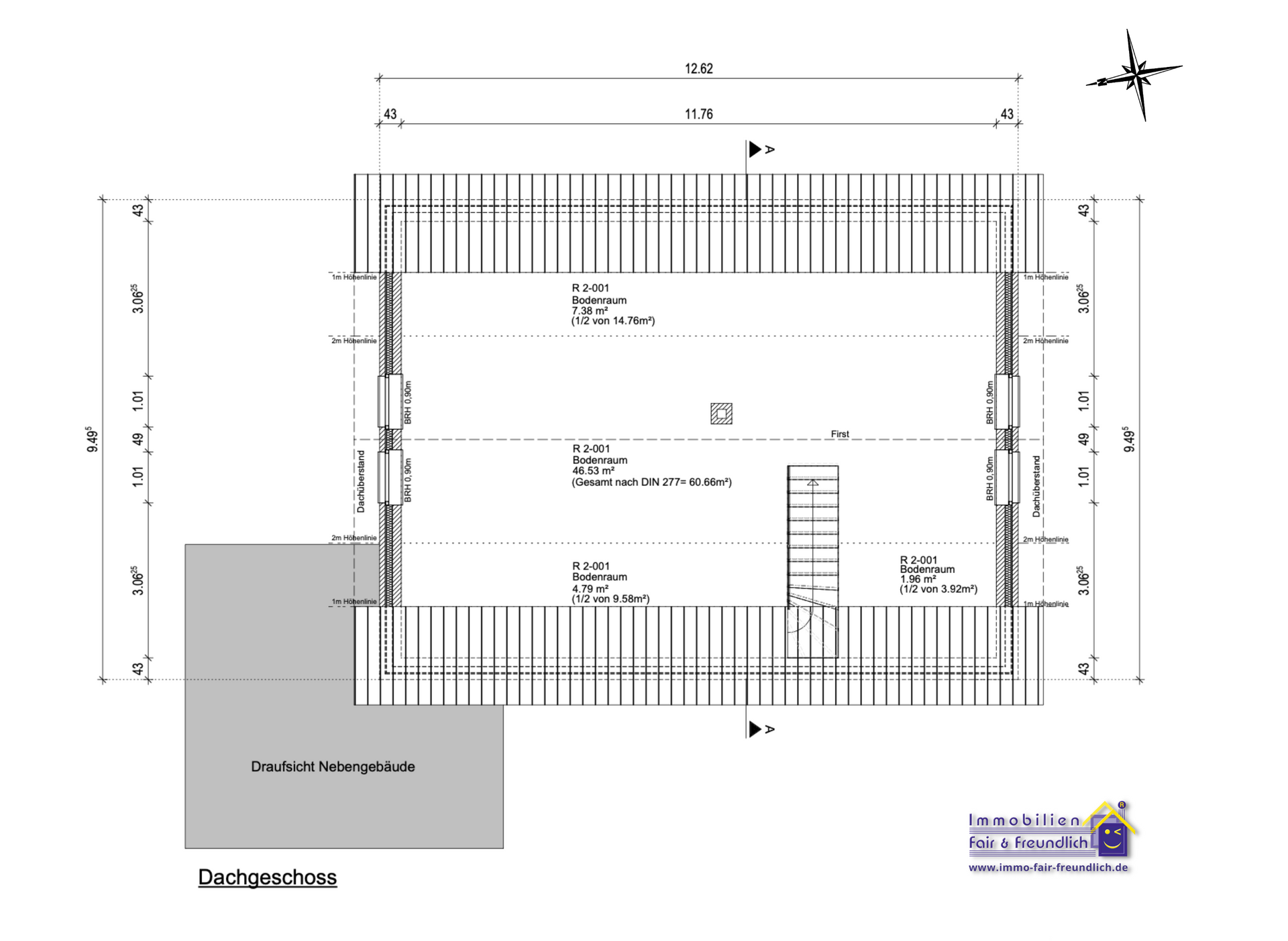 Grundriss Dachgeschoss