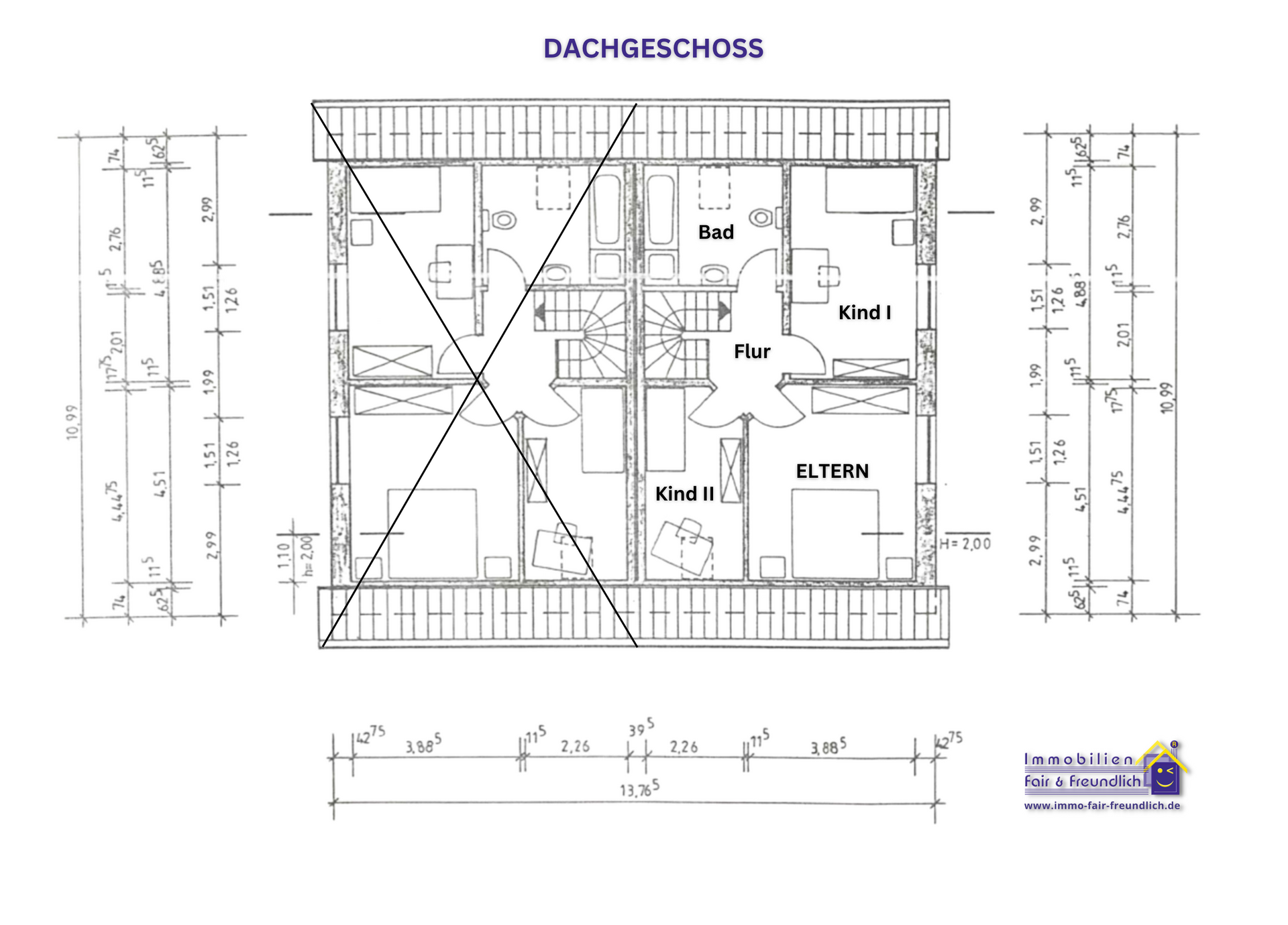 Grundriss Dachgeschoss