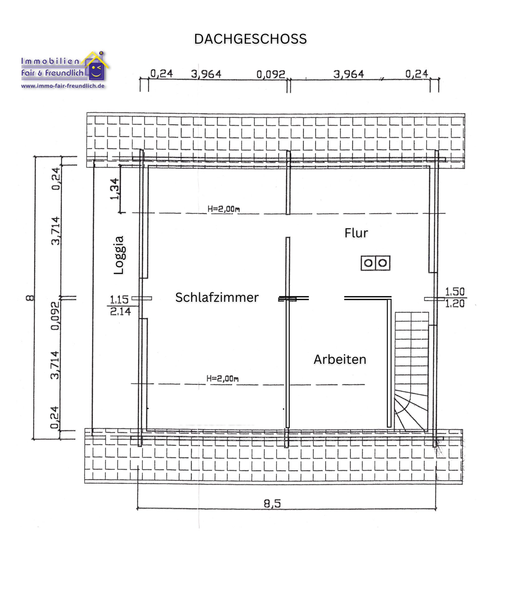 Grundriss Dachgeschoss