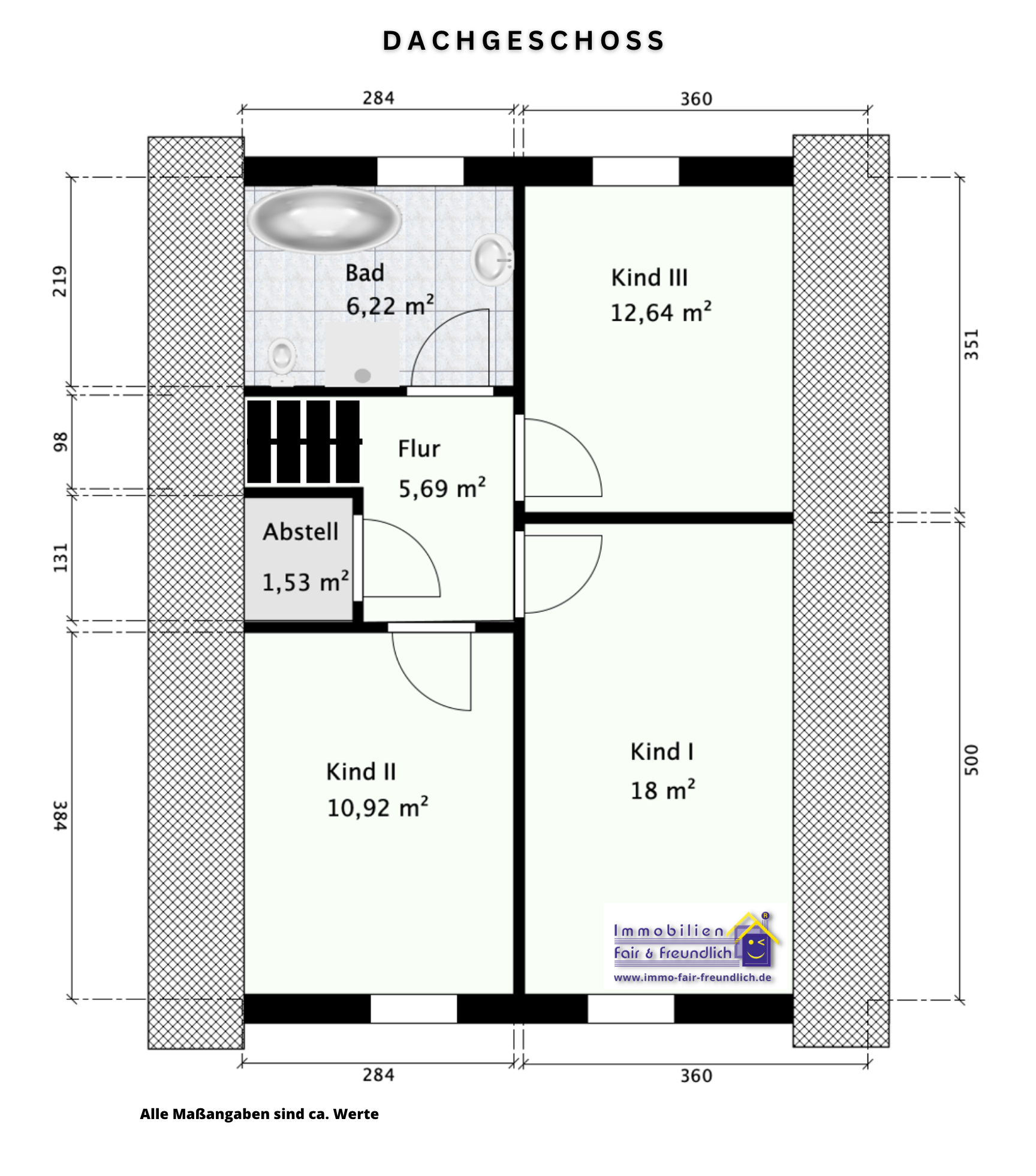 Grundriss Dachgeschoss