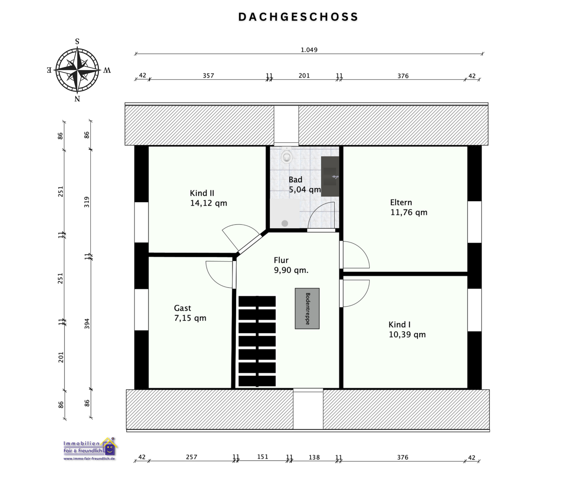Grundriss Dachgeschoss