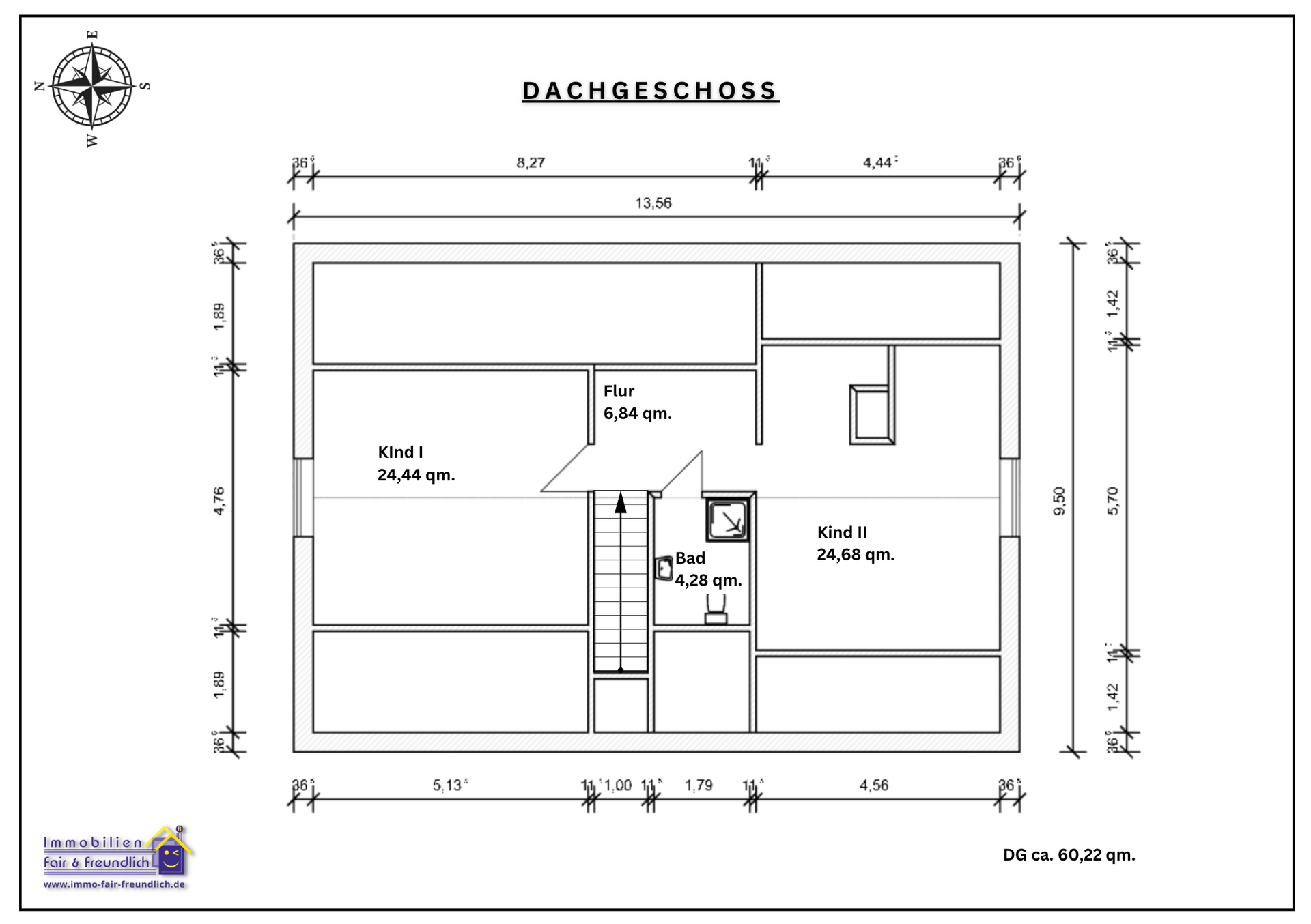 Grundriss Dachgeschoss