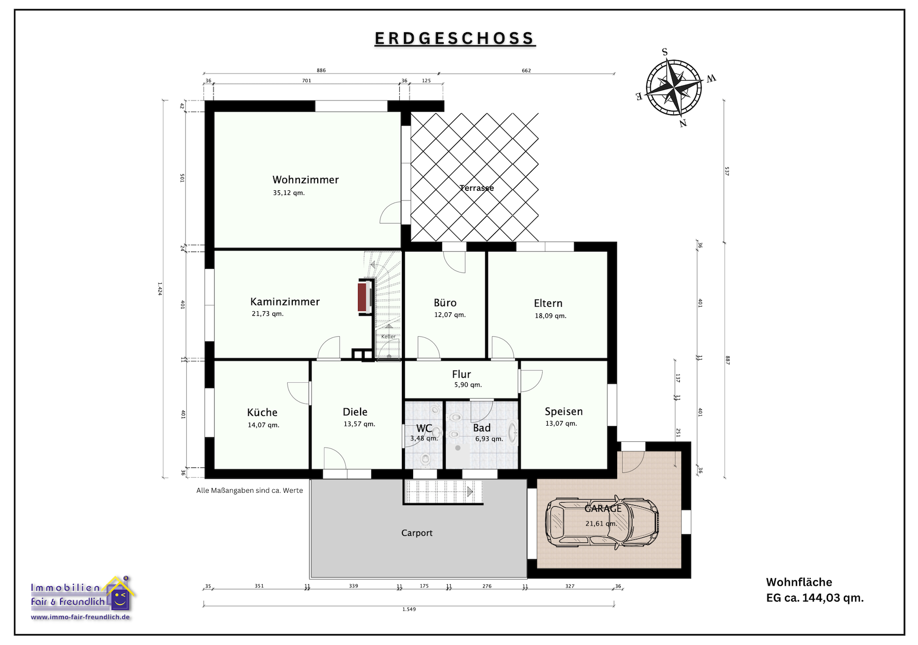 Grundriss Erdgeschoss