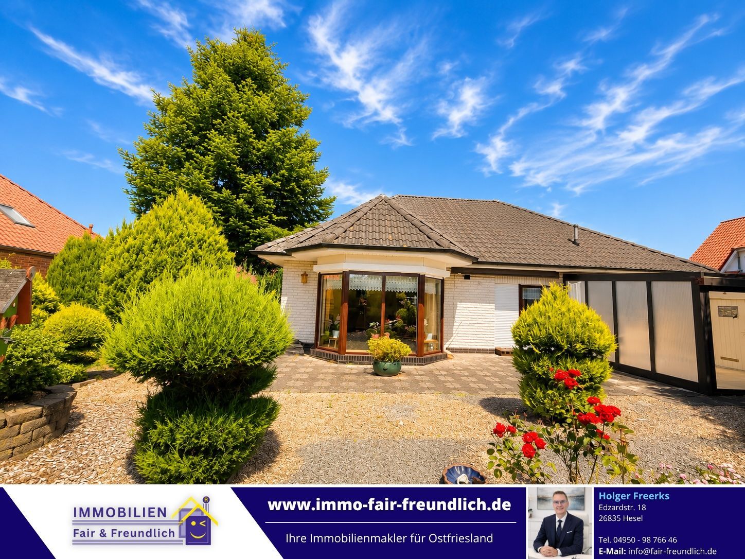 Einfamilienhaus Bungalow in Hesel