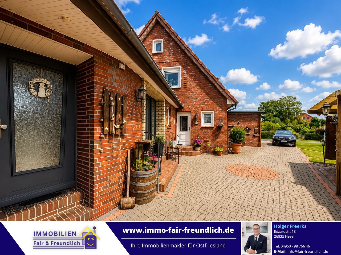 Einfamilienhaus mit 2 Ferienwohnungen in Holtland