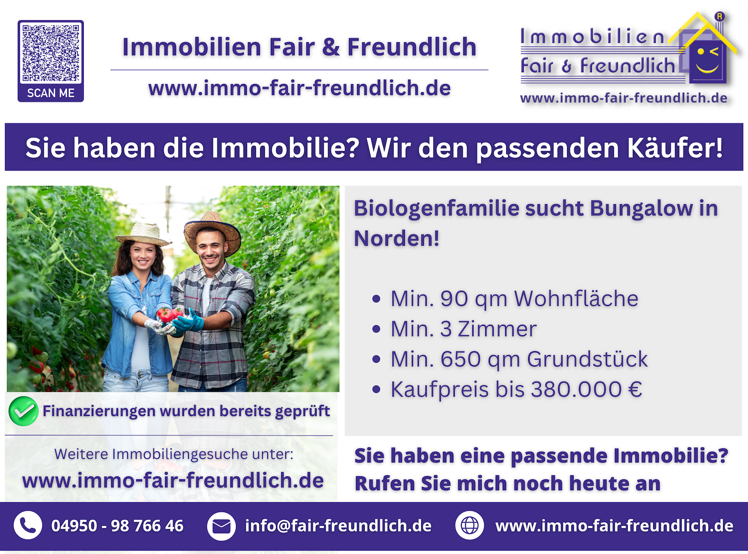 Haus und Immobilie gesucht in Ostfriesland Immobiliengesuch