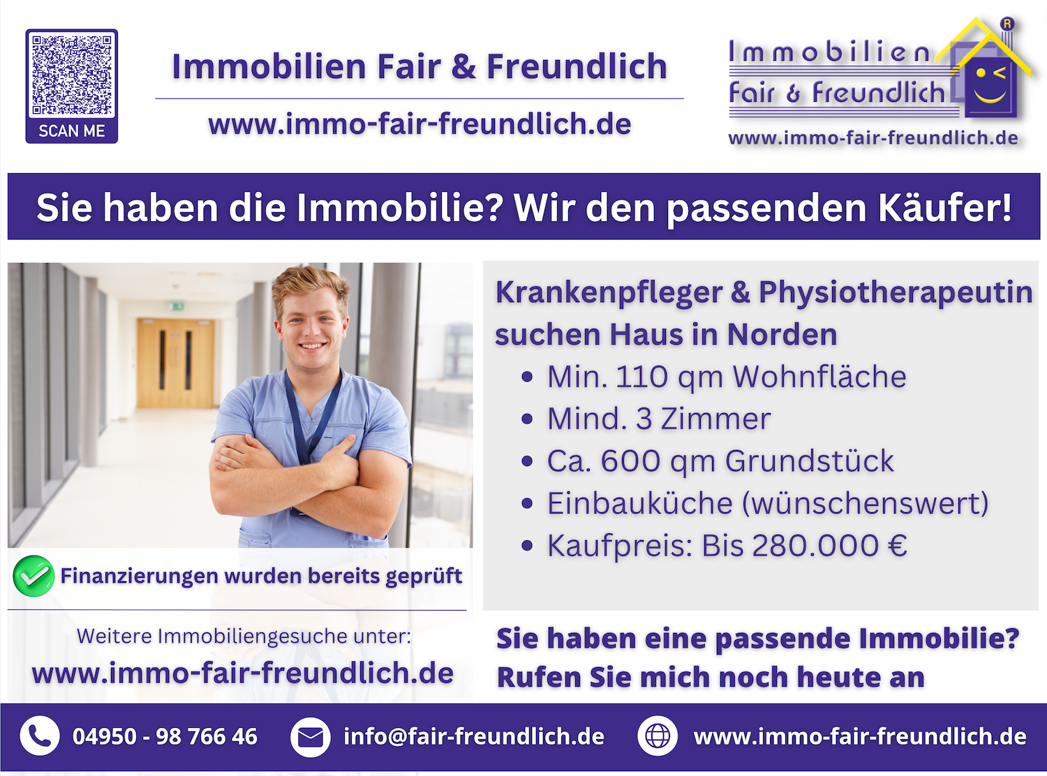 Haus und Immobilie gesucht in Ostfriesland Immobiliengesuch