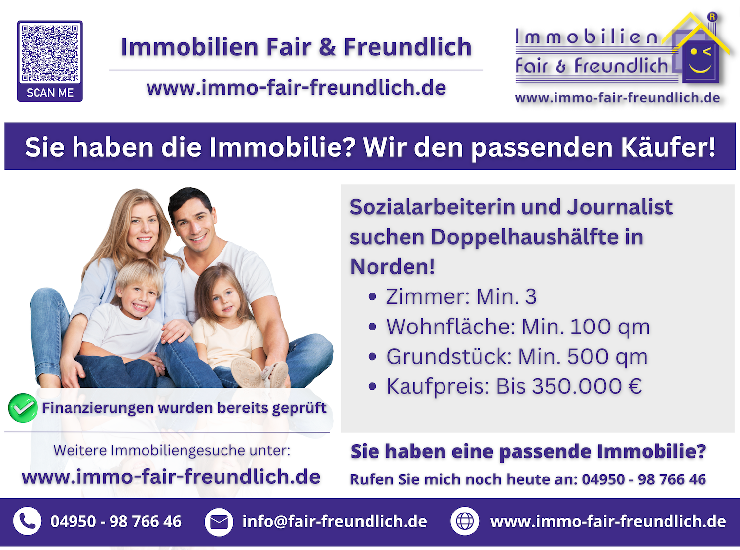 Haus und Immobilie gesucht in Ostfriesland Immobiliengesuch