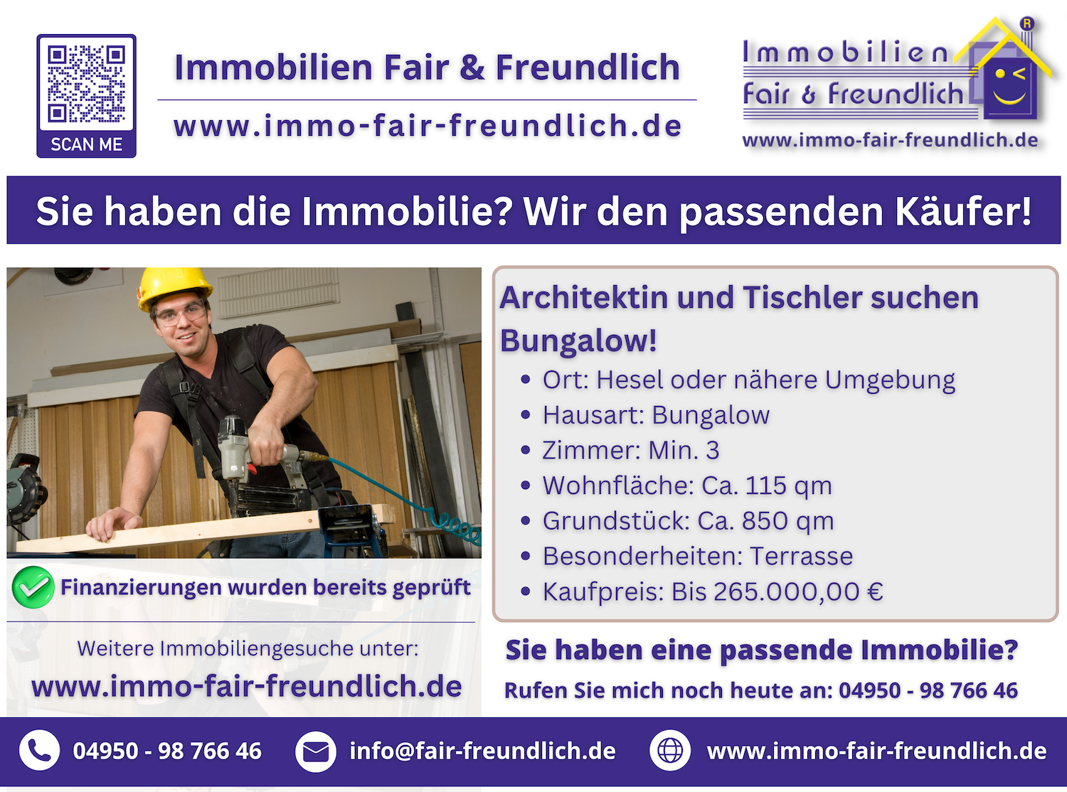 Haus und Immobilie gesucht in Ostfriesland Immobiliengesuch