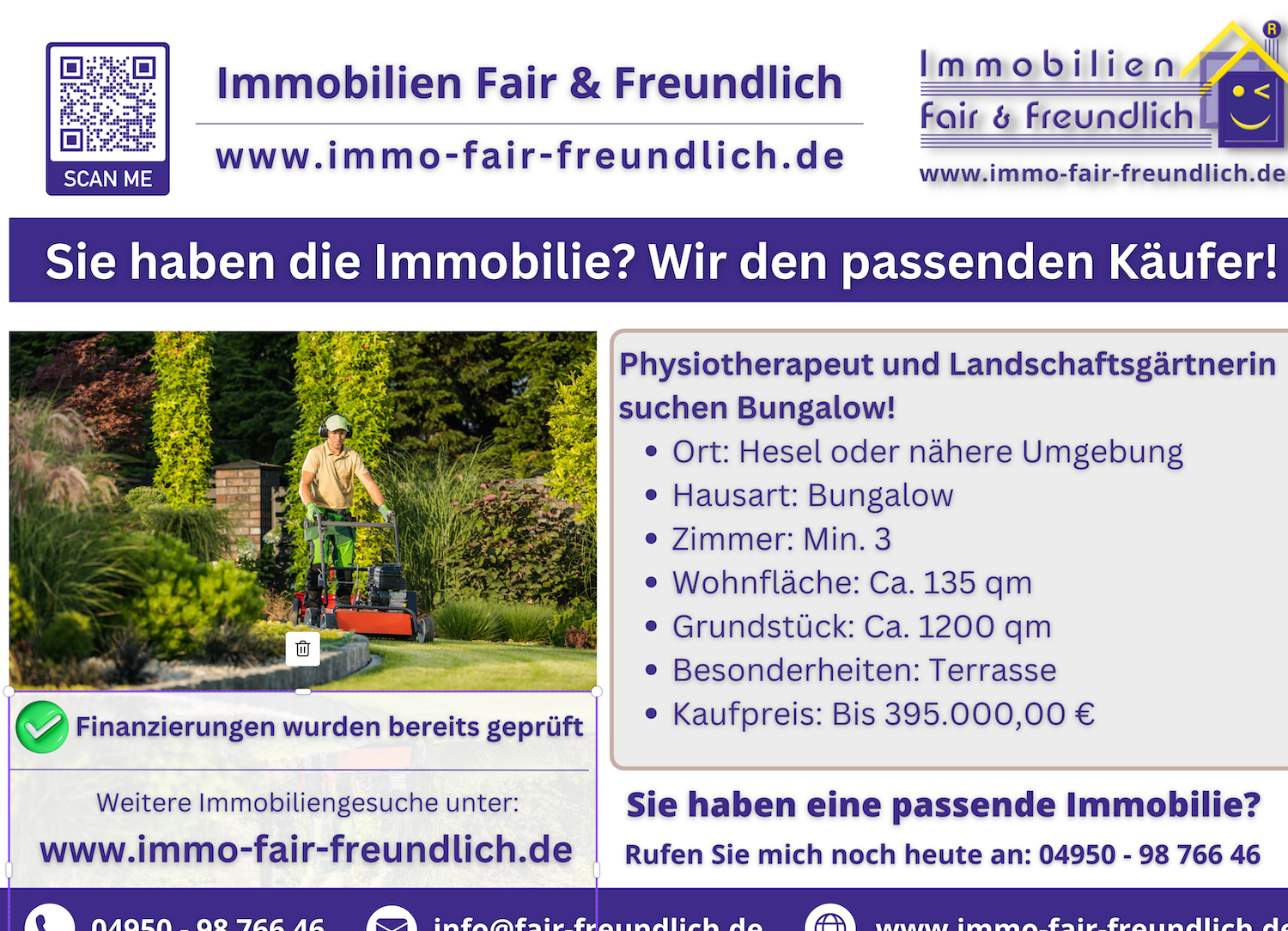 Haus und Immobilie gesucht in Ostfriesland Immobiliengesuch