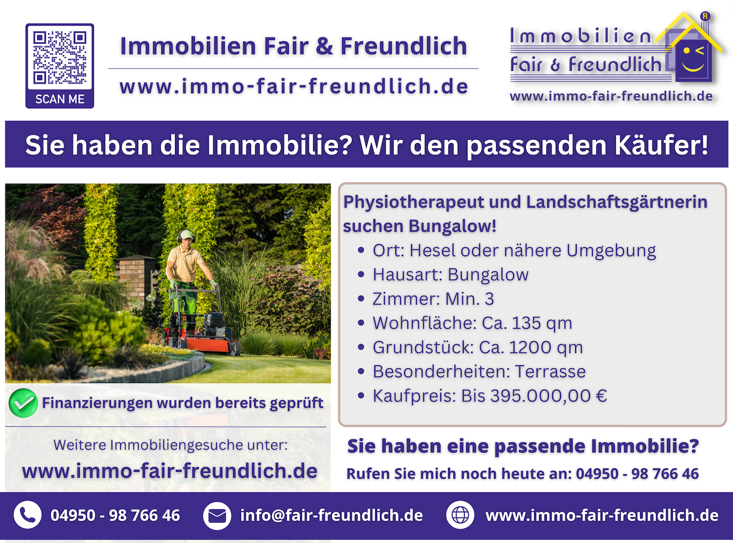 Haus und Immobilie gesucht in Ostfriesland Immobiliengesuch