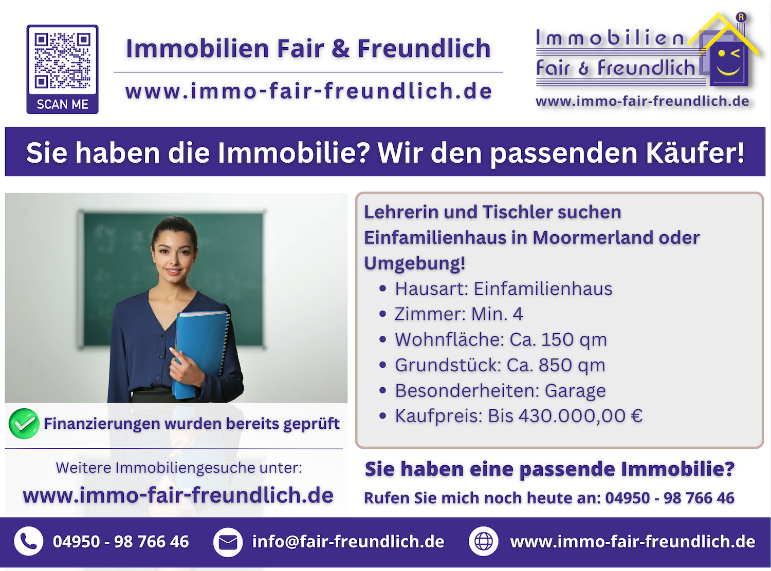 Haus und Immobilie gesucht in Ostfriesland Immobiliengesuch