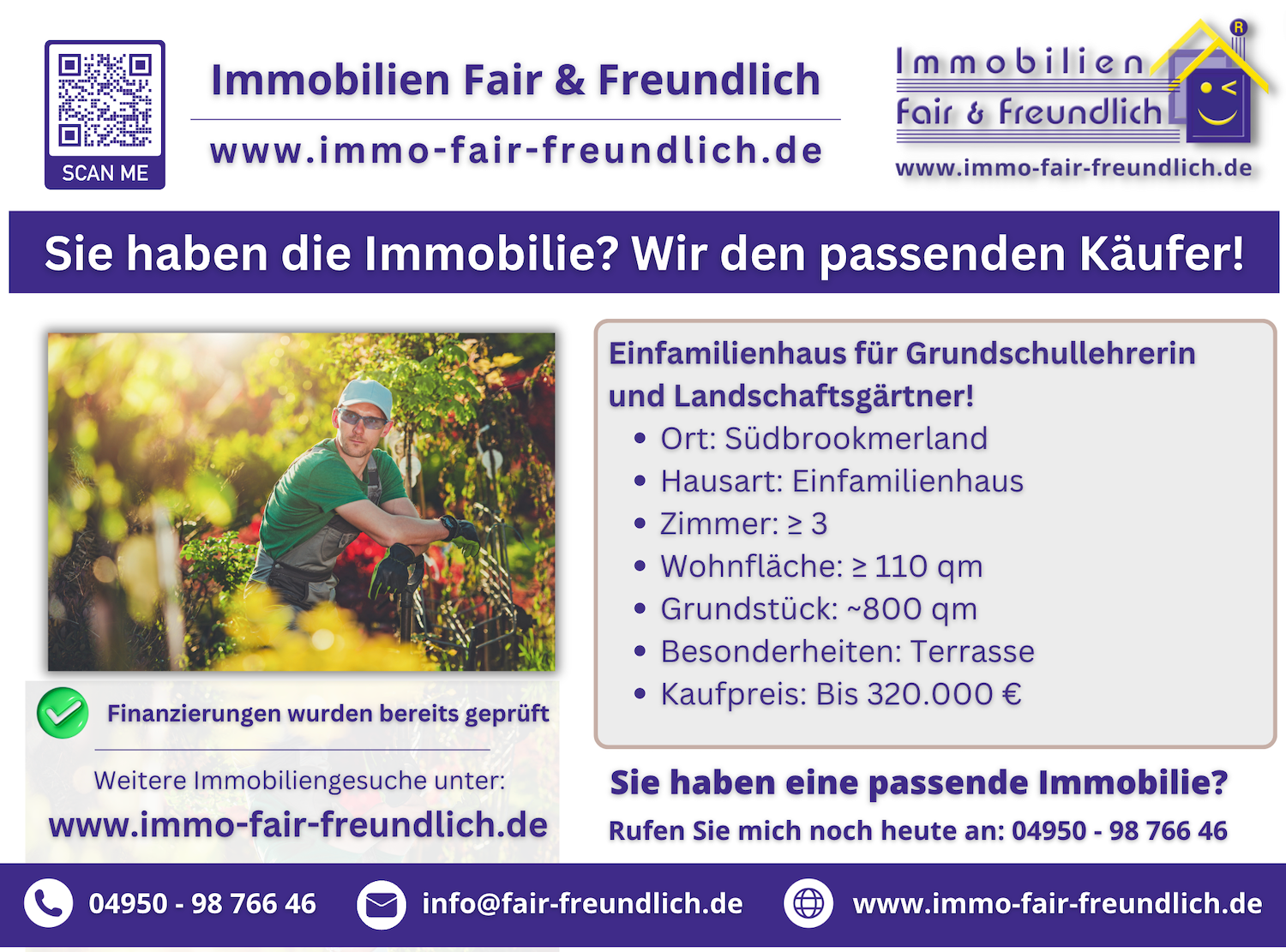 Haus und Immobilie gesucht in Ostfriesland Immobiliengesuch