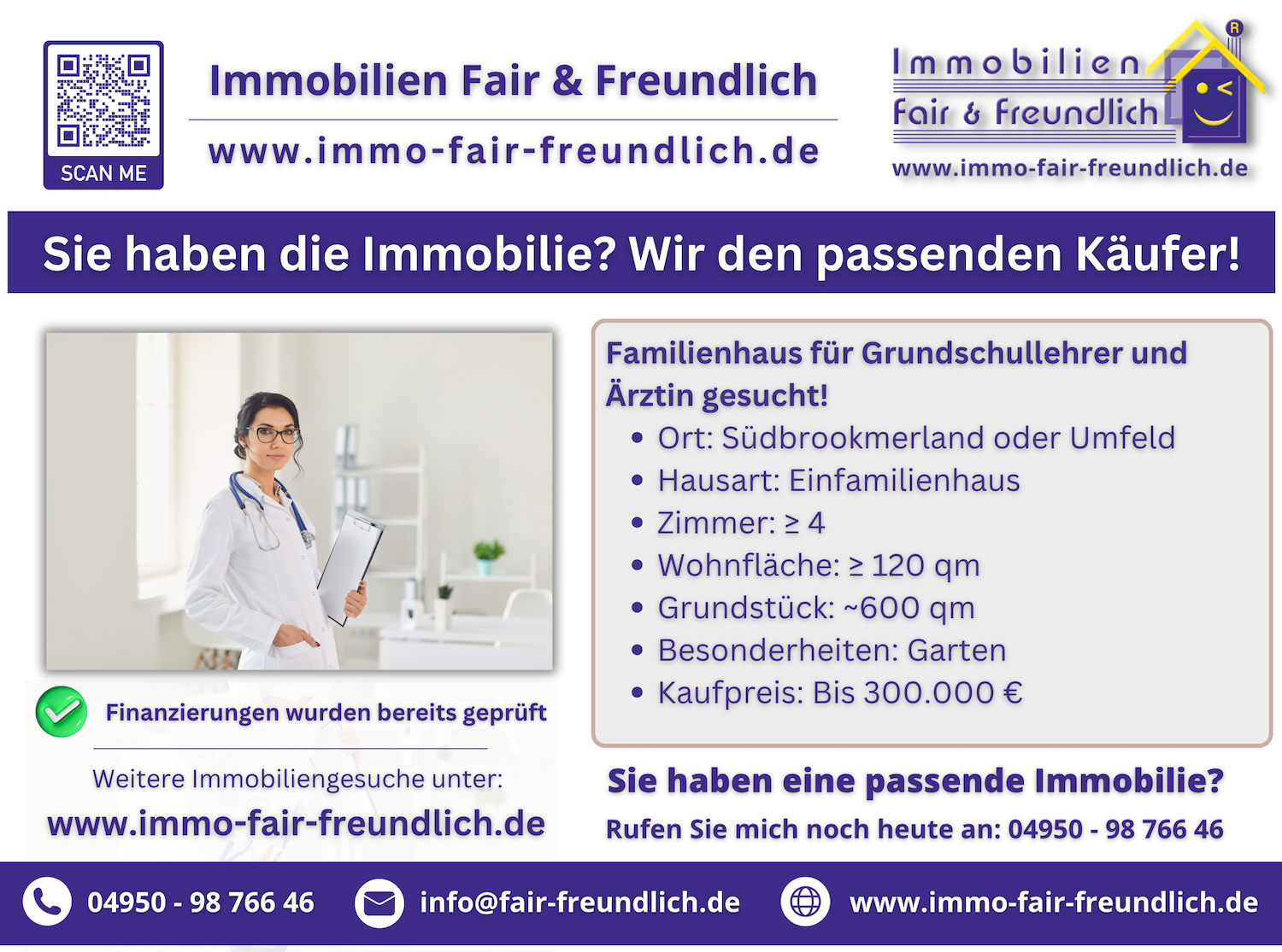 Haus und Immobilie gesucht in Ostfriesland Immobiliengesuch