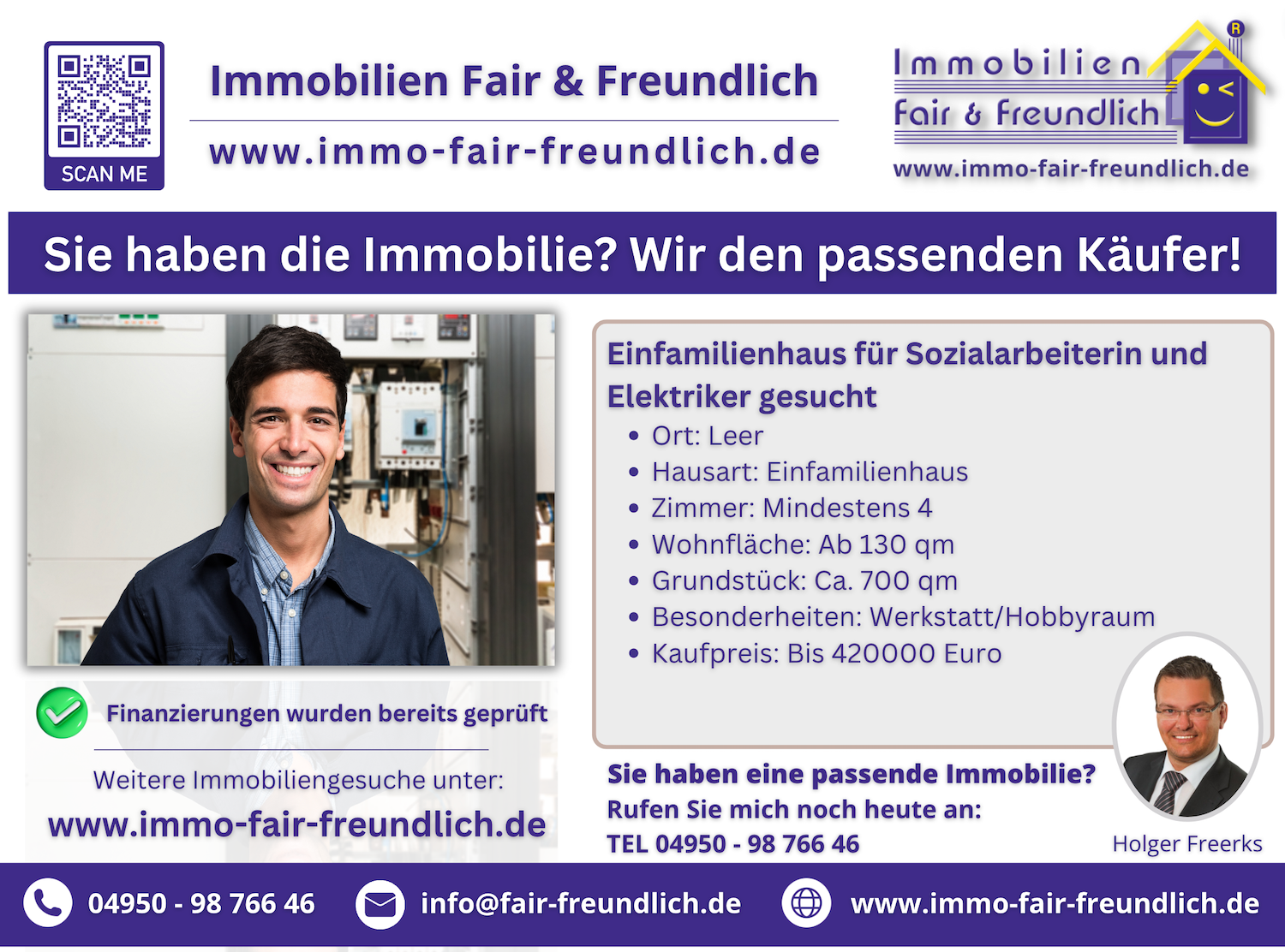 Haus und Immobilie gesucht in Ostfriesland Immobiliengesuch