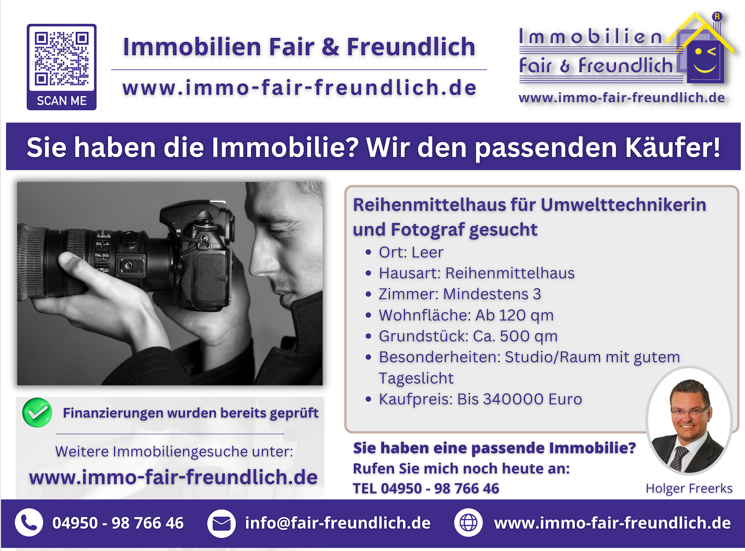 Haus und Immobilie gesucht in Ostfriesland Immobiliengesuch
