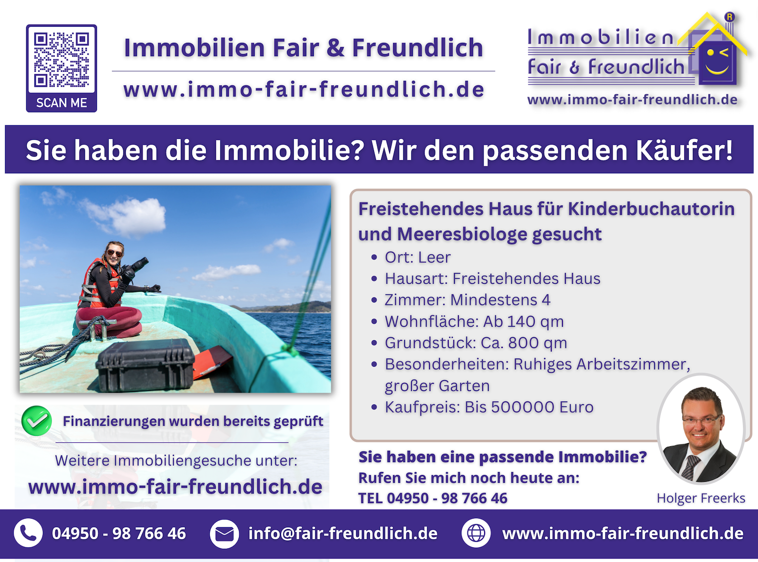Haus und Immobilie gesucht in Ostfriesland Immobiliengesuch