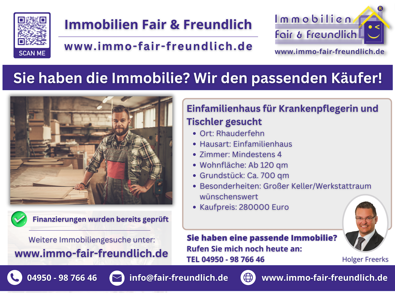 Haus und Immobilie gesucht in Ostfriesland Immobiliengesuch