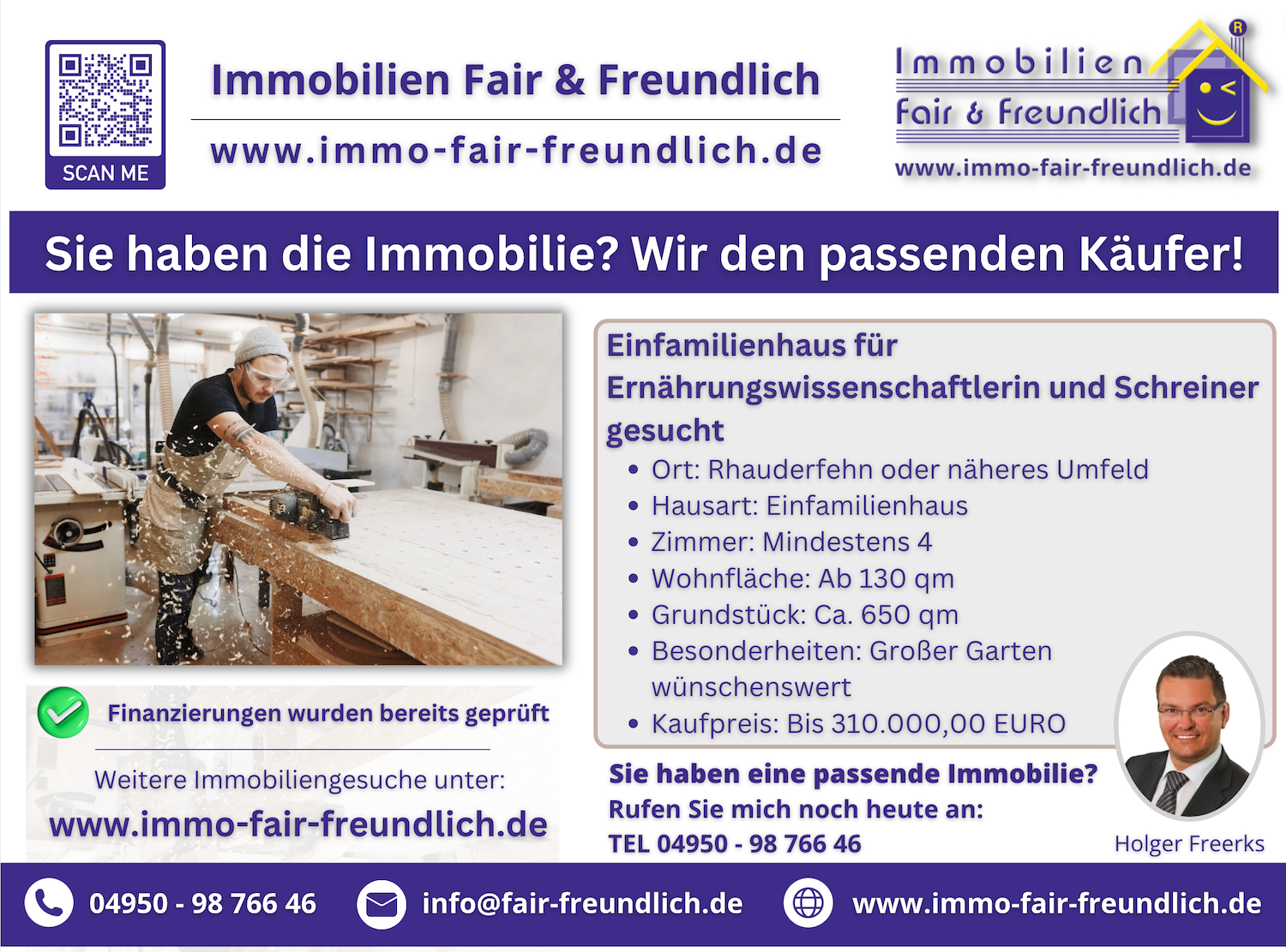 Haus und Immobilie gesucht in Ostfriesland Immobiliengesuch