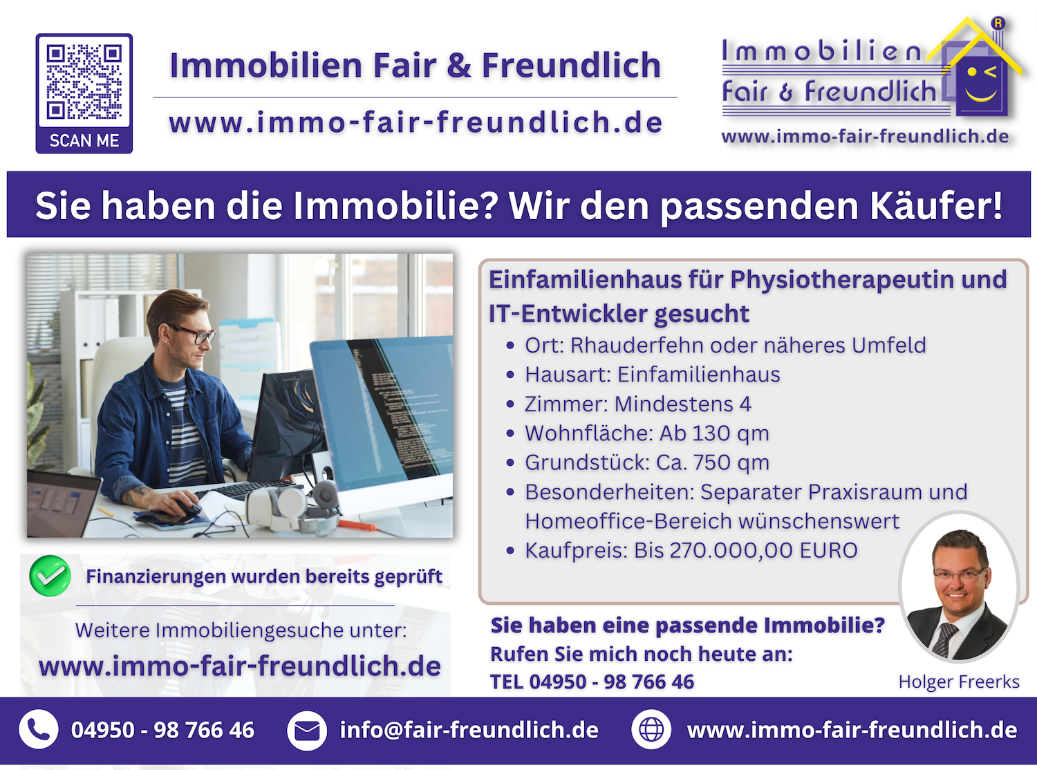 Haus und Immobilie gesucht in Ostfriesland Immobiliengesuch
