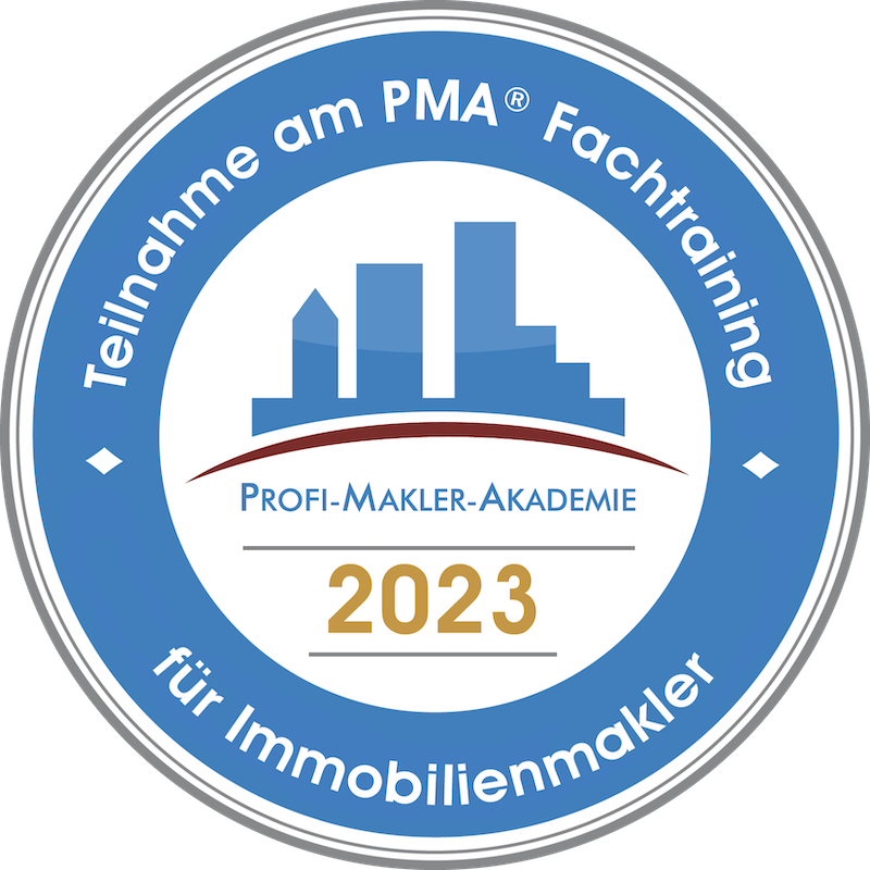 Teilnahme am PMA-Fachtraining für Immobilienmakler 2023