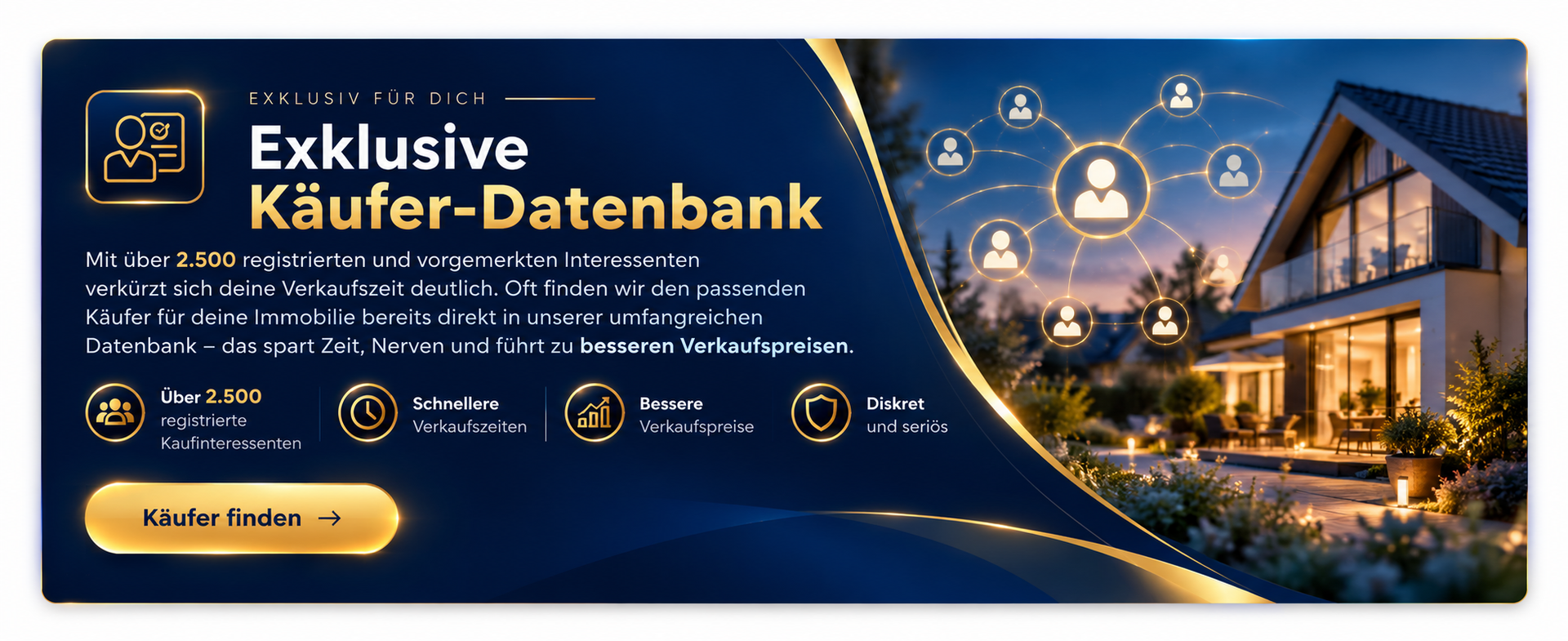 Exklusive Immobilien Käufer Datenbank in Ostfriesland