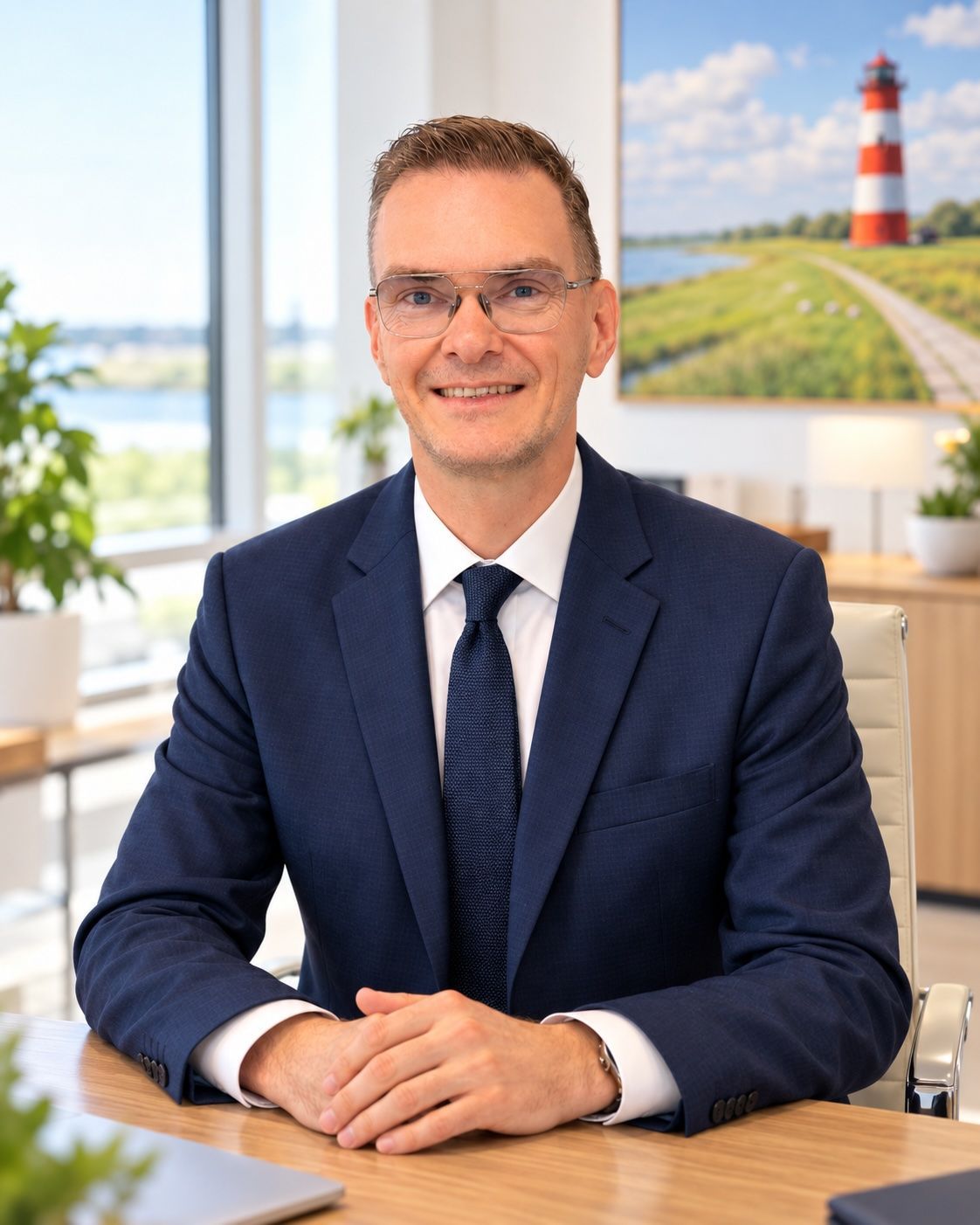 Holger Freerks, Immobilienmakler und Inhaber von Immobilien Fair & Freundlich, im telefonischen Beratungsgespräch
