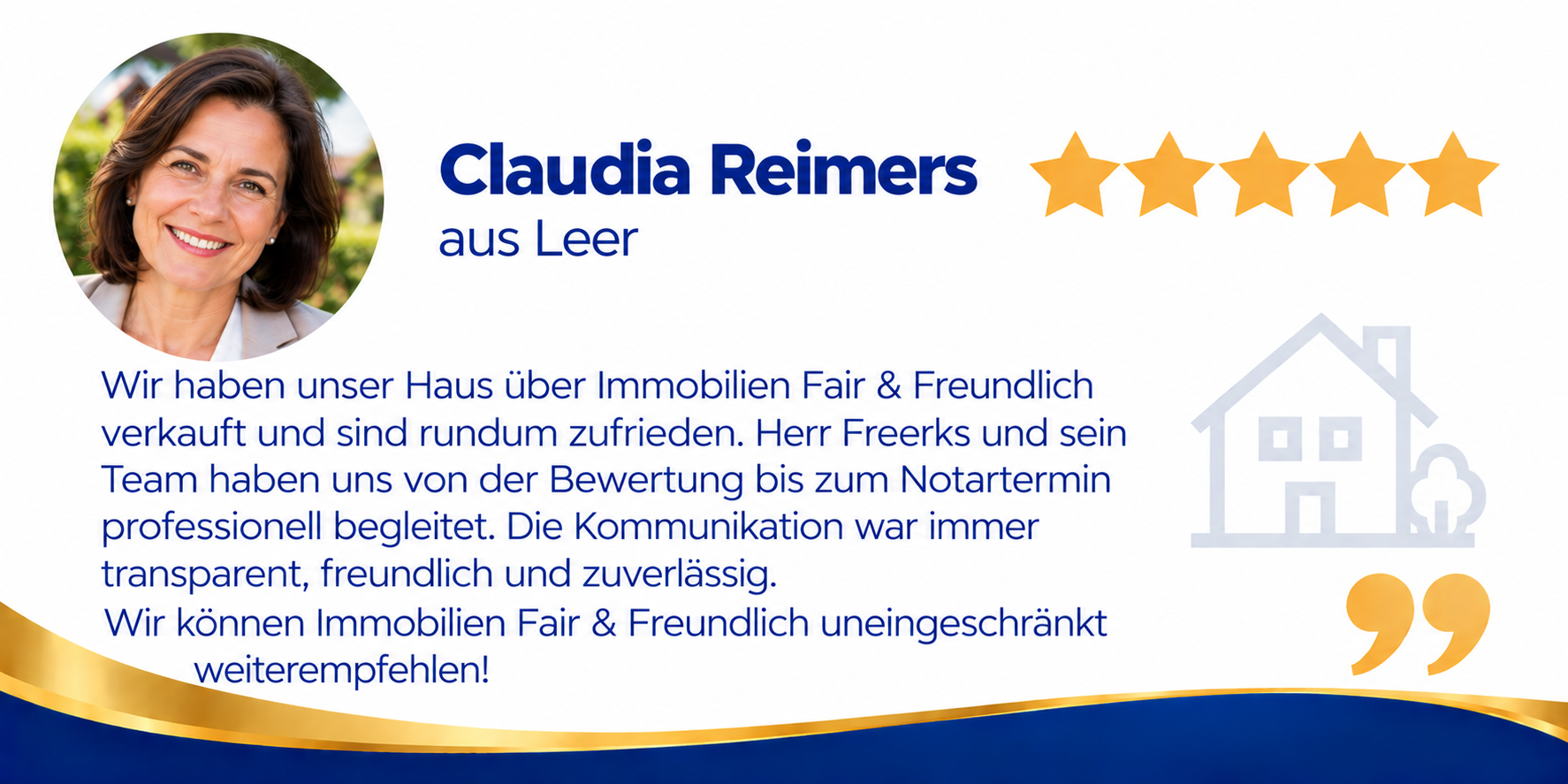 Weitere Kundenstimme zu Immobilien Fair & Freundlich, Grafik 10 von 10