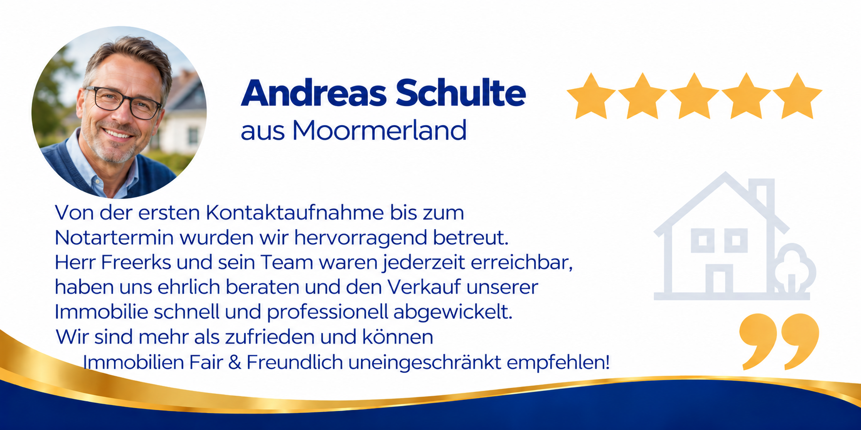 Weitere Kundenstimme zu Immobilien Fair & Freundlich, Grafik 6 von 10